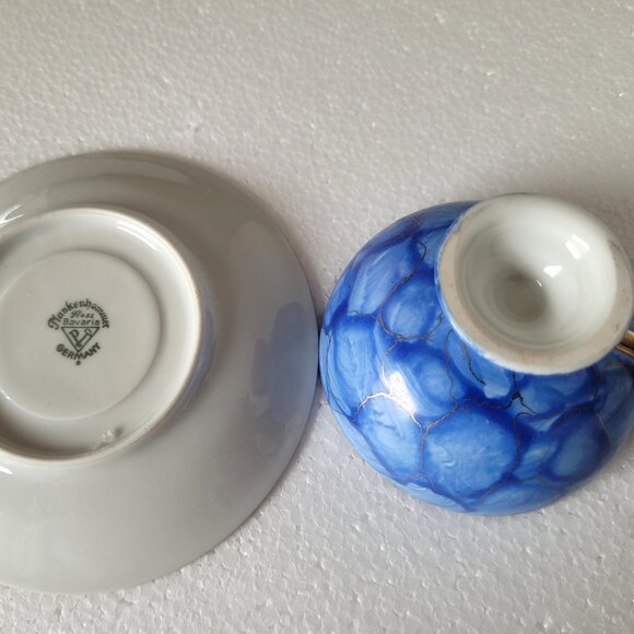 Vintage Plankenhammer Floss Bavaria Porcelain | Teacup & Saucer - Picture 4 of 5